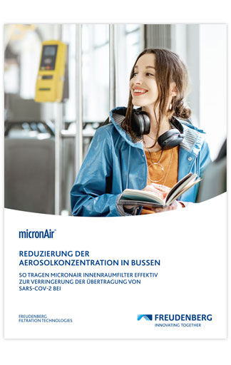 Brochure Reduzierung der Aerosolkonzentration in Bussen